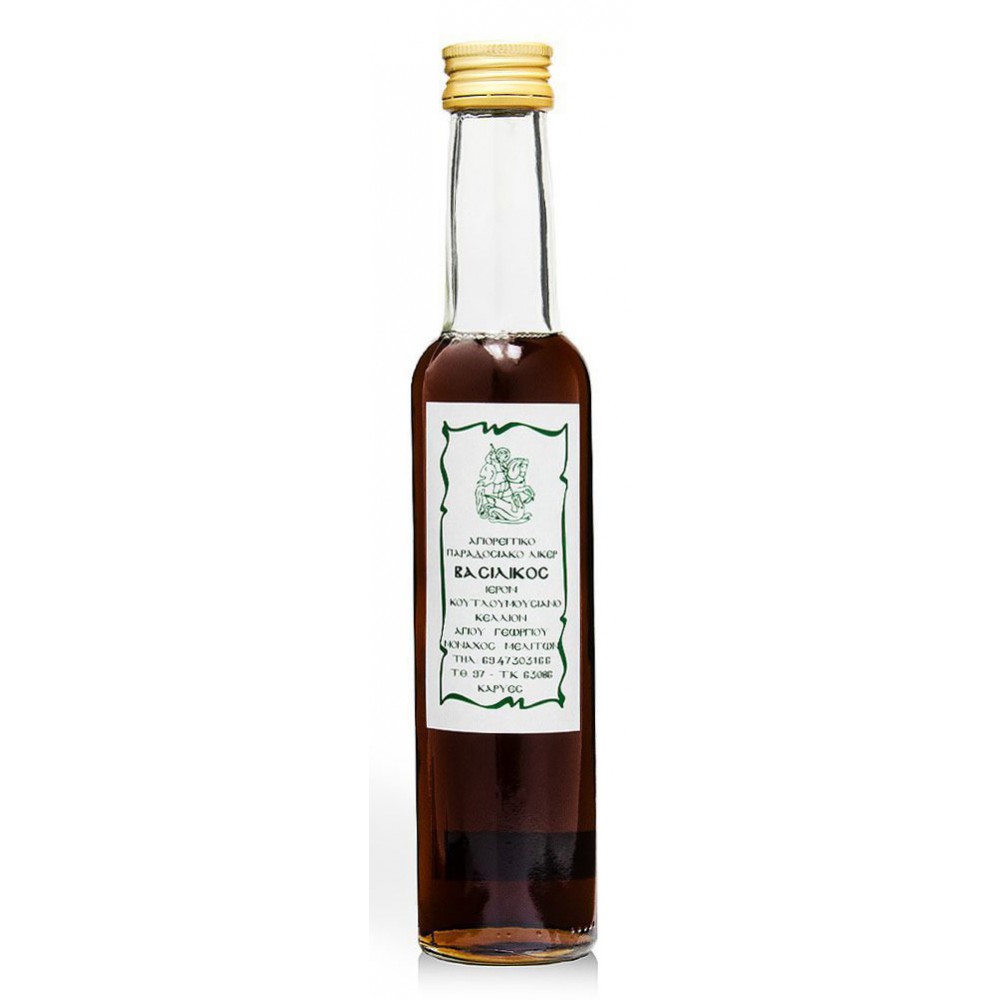 Αγιορείτικο Λικέρ Βασιλικός 400 ml | Παραδοσιακό Λικέρ Αγίου Όρους